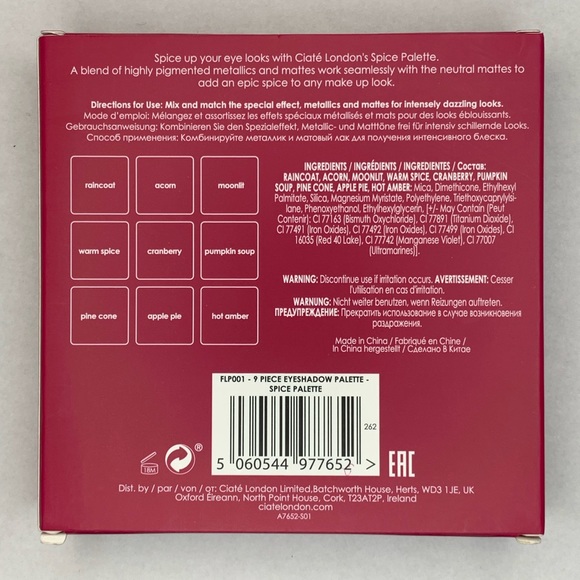 Ciaté London Spice Eyeshadow Palette - Picture 2 of 3